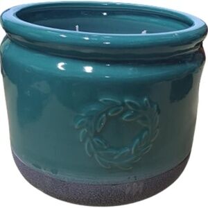 Candle + Planter (X-Large) 7.3" Ceramic Citronella Candle / 50 hr Burn Time